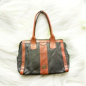 Vintage VRI Fossil Weekender Tote RARE EXCELLENT CONDITION